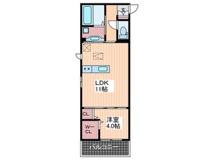 D-room南小路の物件間取画像